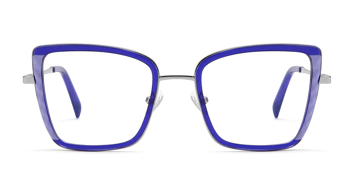 Cat-eye Blue Eyeglasses