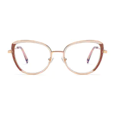 Cat-eye Light Brown Eyeglasses