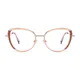 Cat-eye Light Brown Eyeglasses