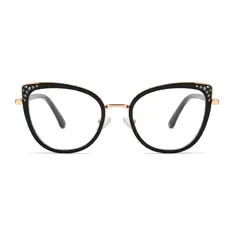 Cat-eye Black Eyeglasses