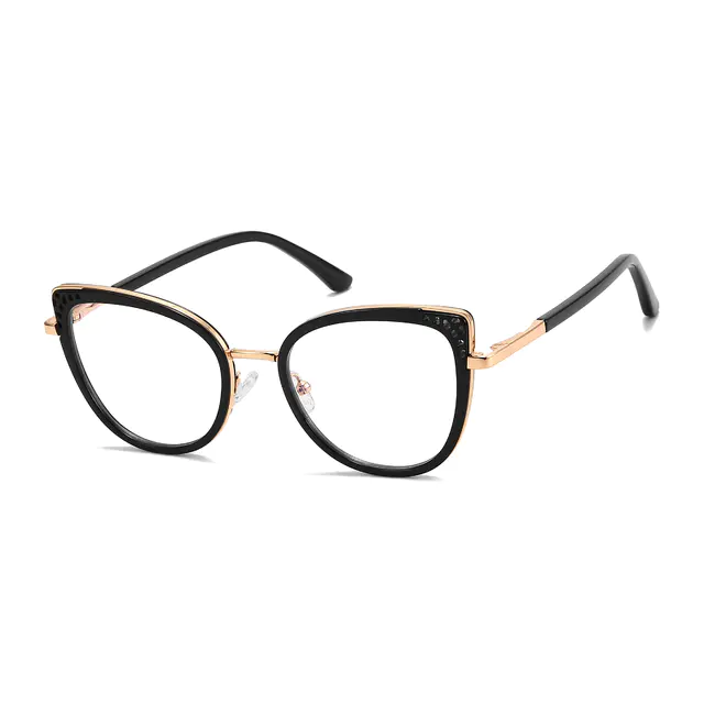 Cat-eye Black Eyeglasses