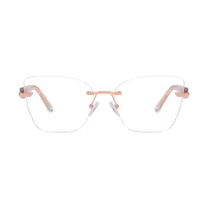 Cat-eye Rose Gold Eyeglasses