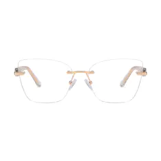 Cat-eye Clear Eyeglasses