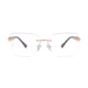Square Pink Eyeglasses