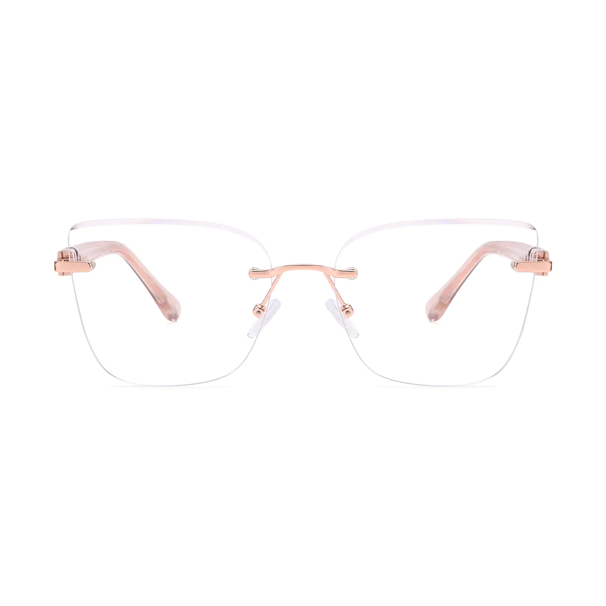 Square Rose Gold Eyeglasses