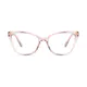 Cat-eye Pale Pink Eyeglasses