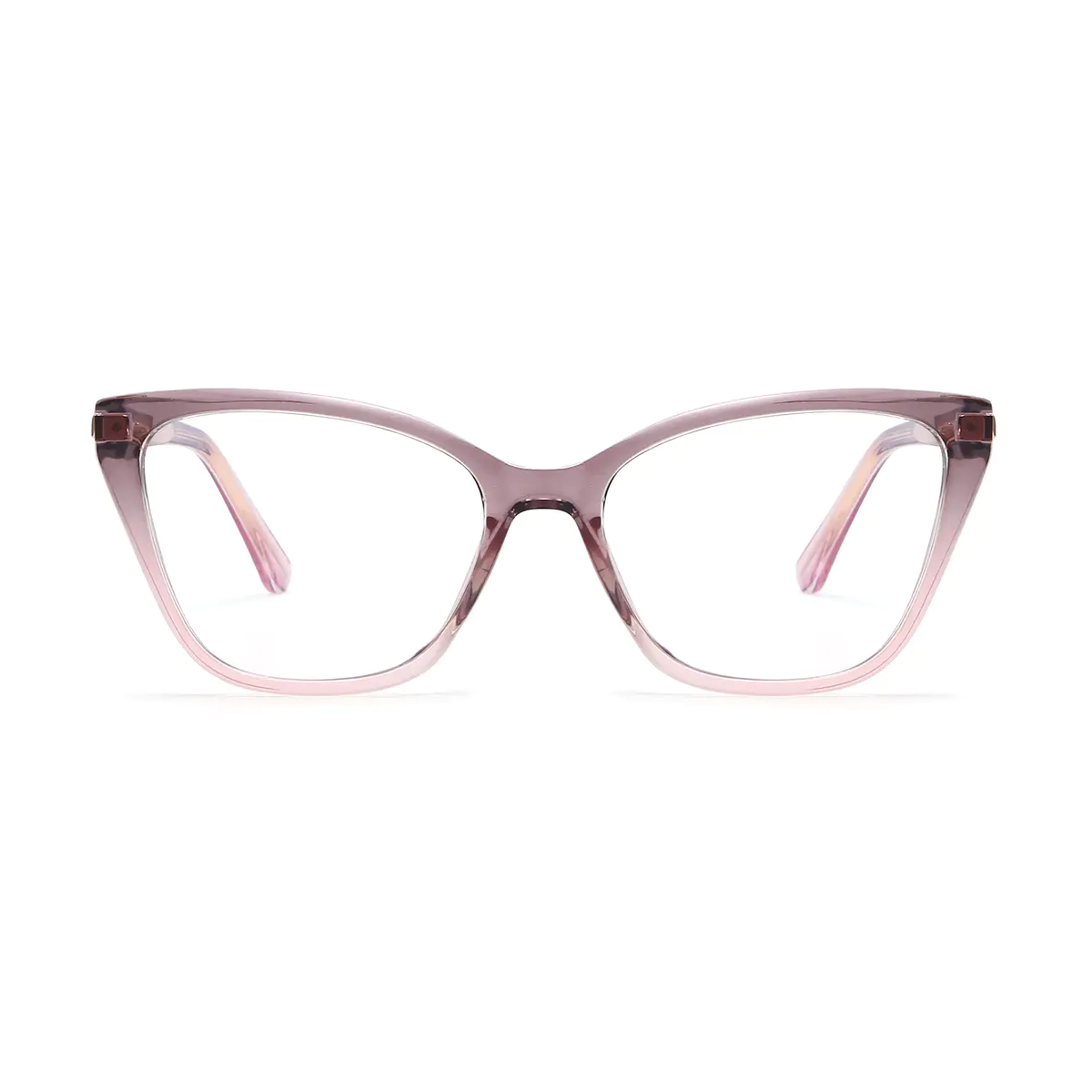 Cat-eye Gradient Gray Eyeglasses