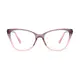 Cat-eye Gradient Gray Eyeglasses