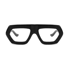 Geometric Black Eyeglasses