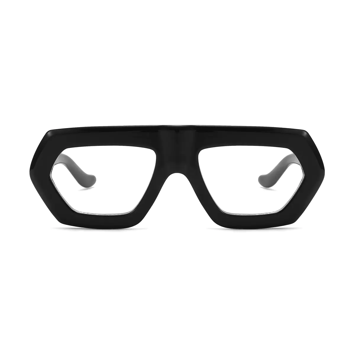 Aviator Black Eyeglasses