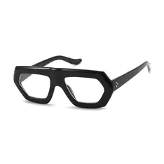 Geometric Black Eyeglasses