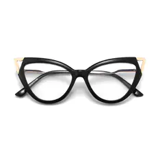 Cat-eye Black Eyeglasses