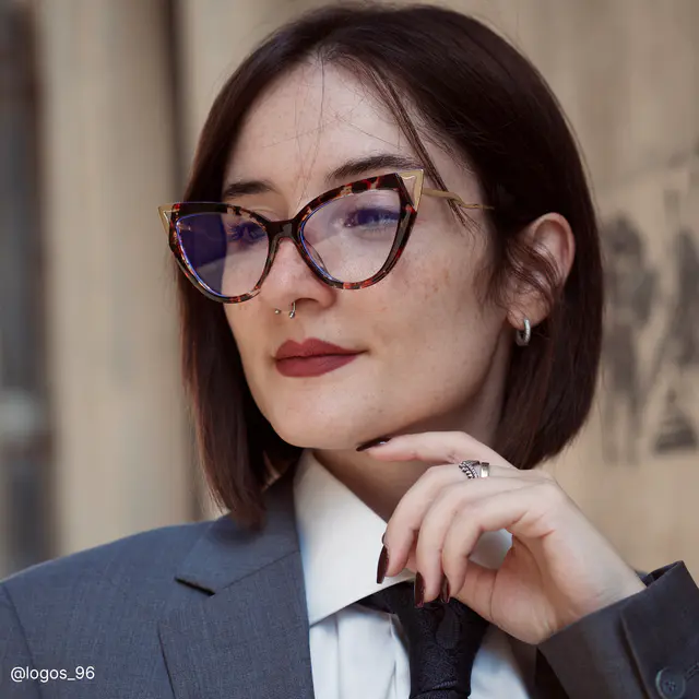 Cat-eye Tortoiseshell Eyeglasses