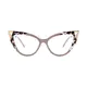 Cat-eye Tortoiseshell/Pink Eyeglasses