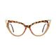 Cat-eye Tortoiseshell/Brown Eyeglasses
