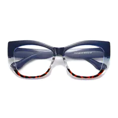 Cat-eye Gradient Blue Eyeglasses