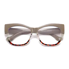 Cat-eye Light Brown Eyeglasses