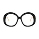 Oval Black Eyeglasses