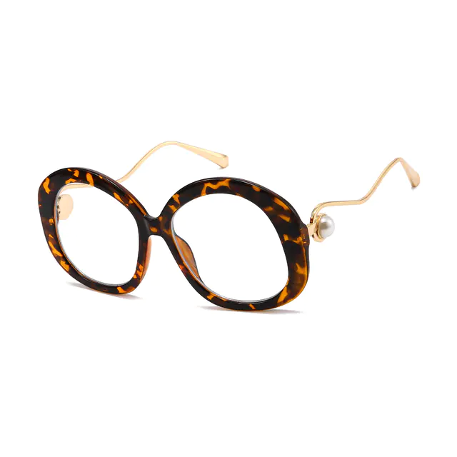 Oval Tortoiseshell Eyeglasses