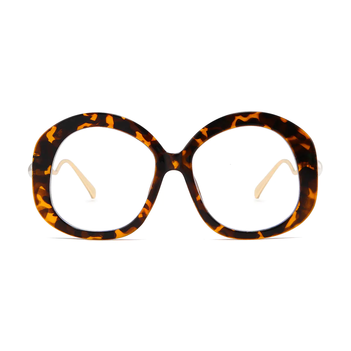 Oval Tortoiseshell Eyeglasses