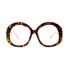 Oval Tortoiseshell Eyeglasses