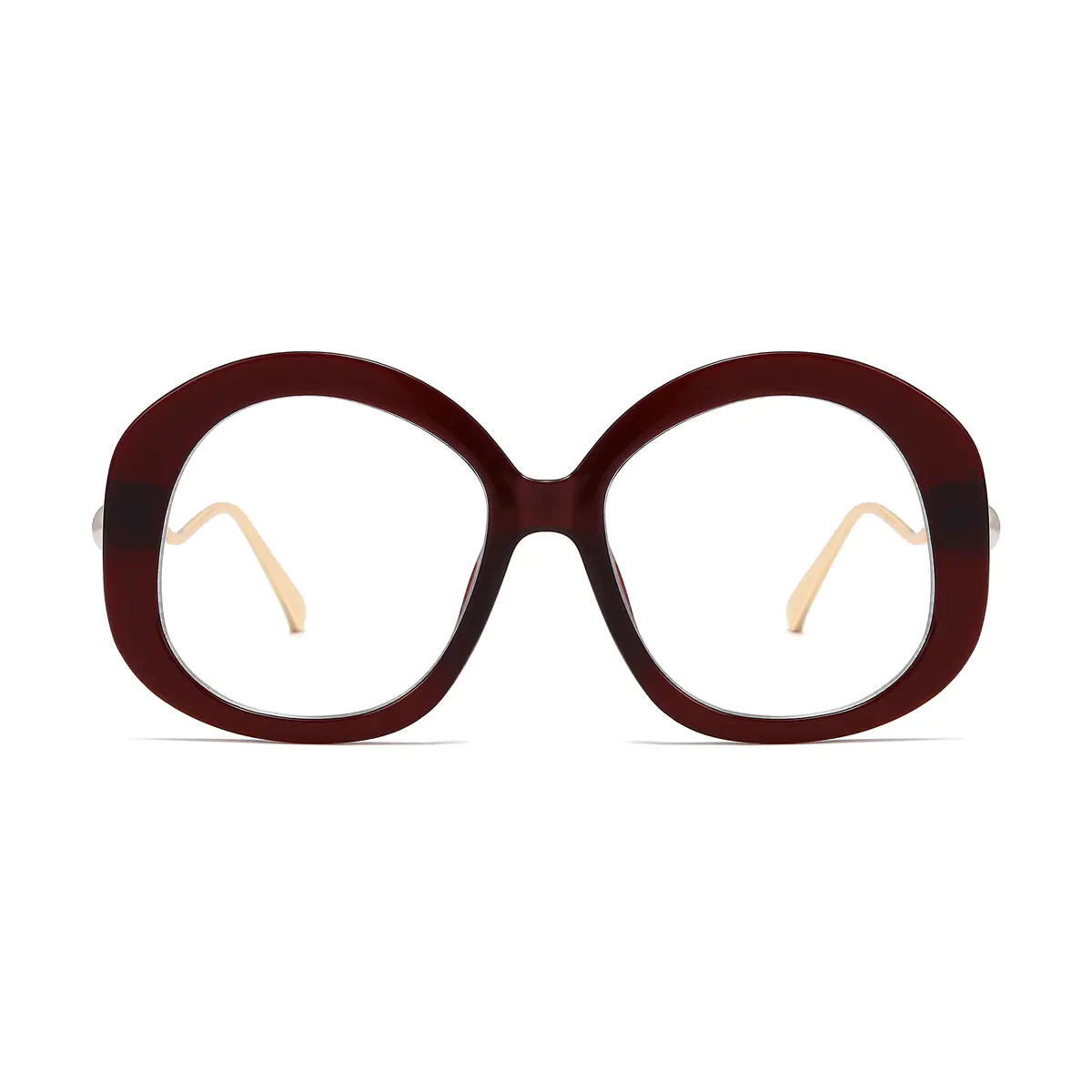 Oval Wine Eyeglasses