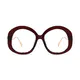 Oval Wine Eyeglasses