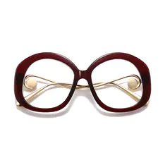 Oval Wine Eyeglasses