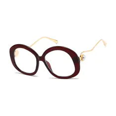 Oval Wine Eyeglasses