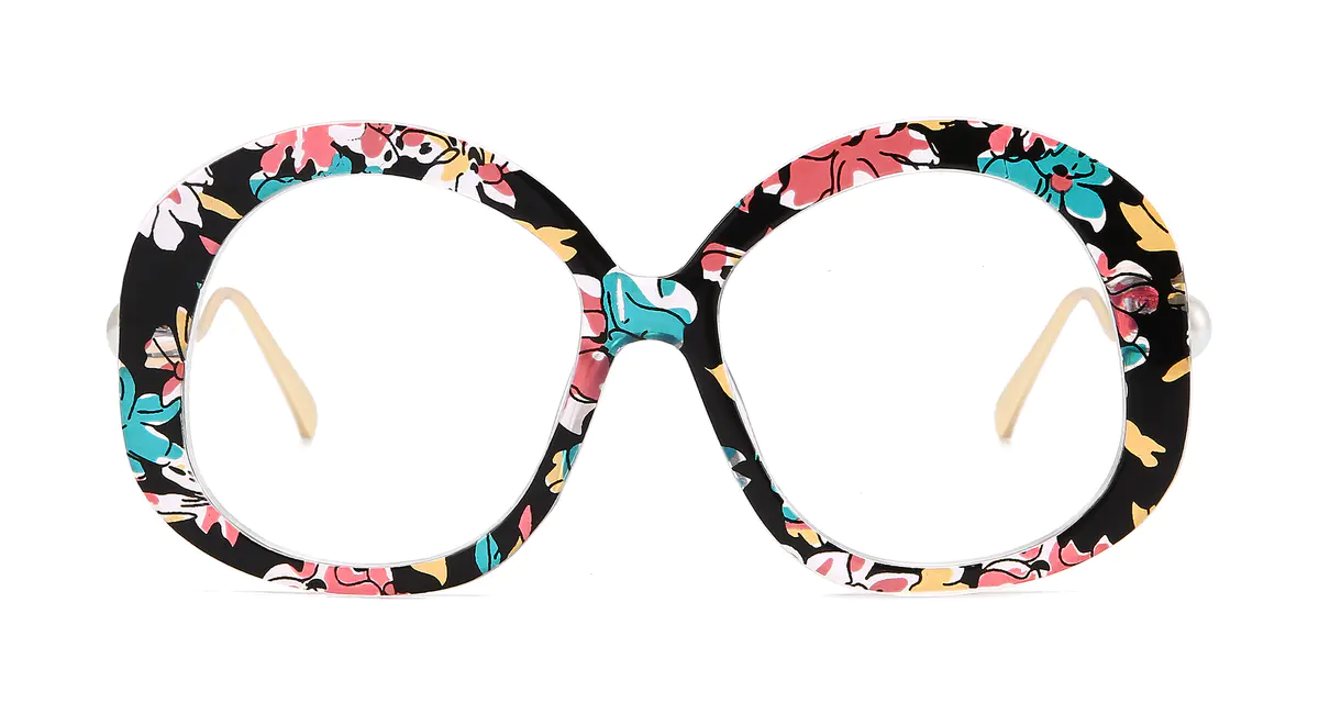 Oval Multicolor Eyeglasses