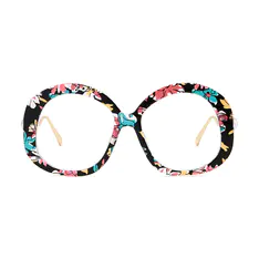 Oval Multicolor Eyeglasses