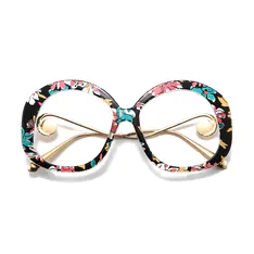 Oval Multicolor Eyeglasses