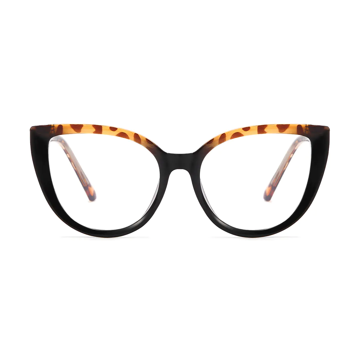 Cat-eye Tortoiseshell/Black Eyeglasses