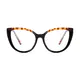 Cat-eye Tortoiseshell/Black Eyeglasses