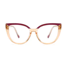 Cat-eye Red/Pink Eyeglasses