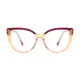 Cat-eye Red/Pink Eyeglasses