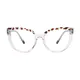 Cat-eye Tortoiseshell/Clear Eyeglasses