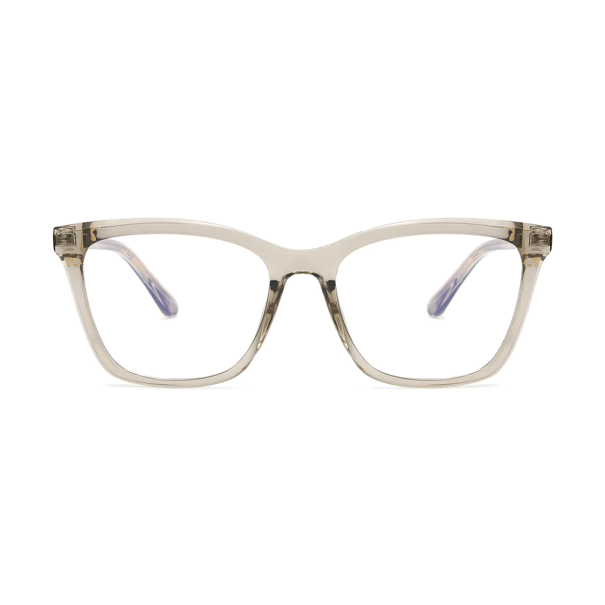 Square Gray Eyeglasses
