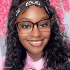 Square Gradient Pink Eyeglasses