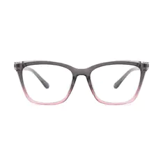 Cat-eye Gradient Gray Eyeglasses