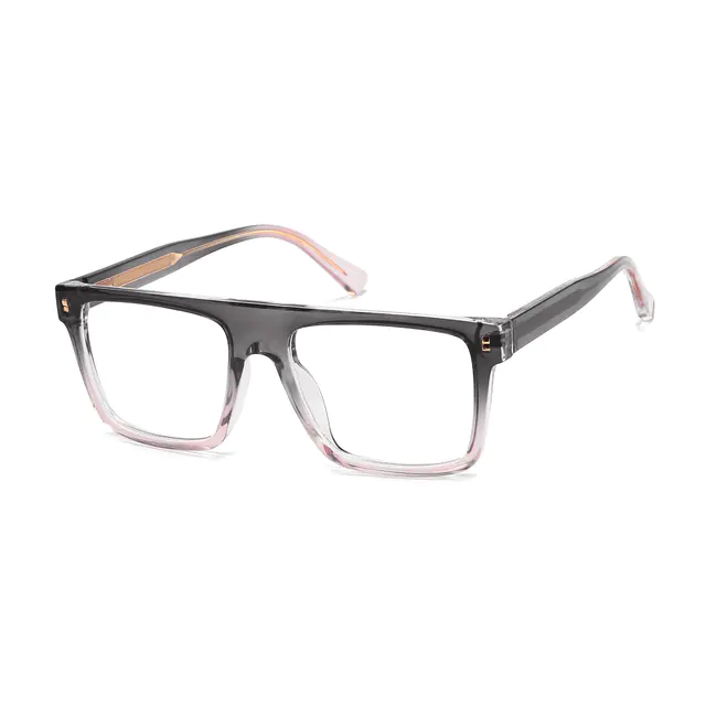 Aviator Gradient Gray Eyeglasses