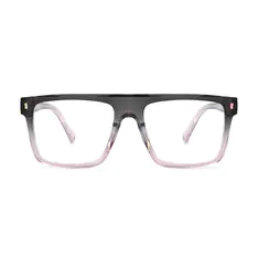 Aviator Gradient Gray Eyeglasses