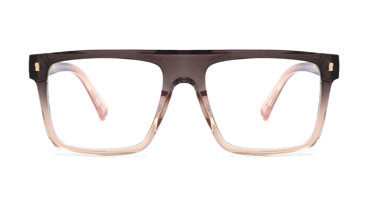 Aviator Brown Eyeglasses