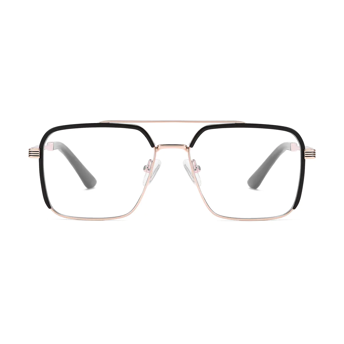Aviator Black/Gold Eyeglasses