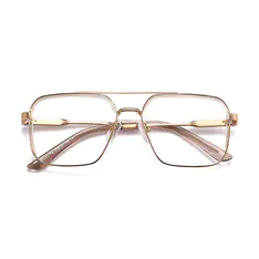 Aviator Gold Eyeglasses