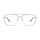 Aviator Gold Eyeglasses