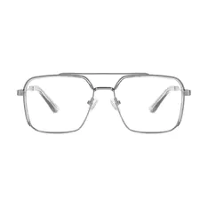 Aviator Silver Eyeglasses