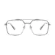 Aviator Silver Eyeglasses