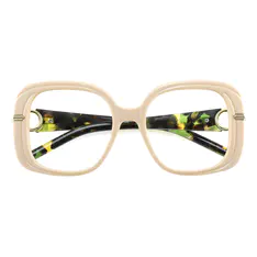 Square Cream Eyeglasses