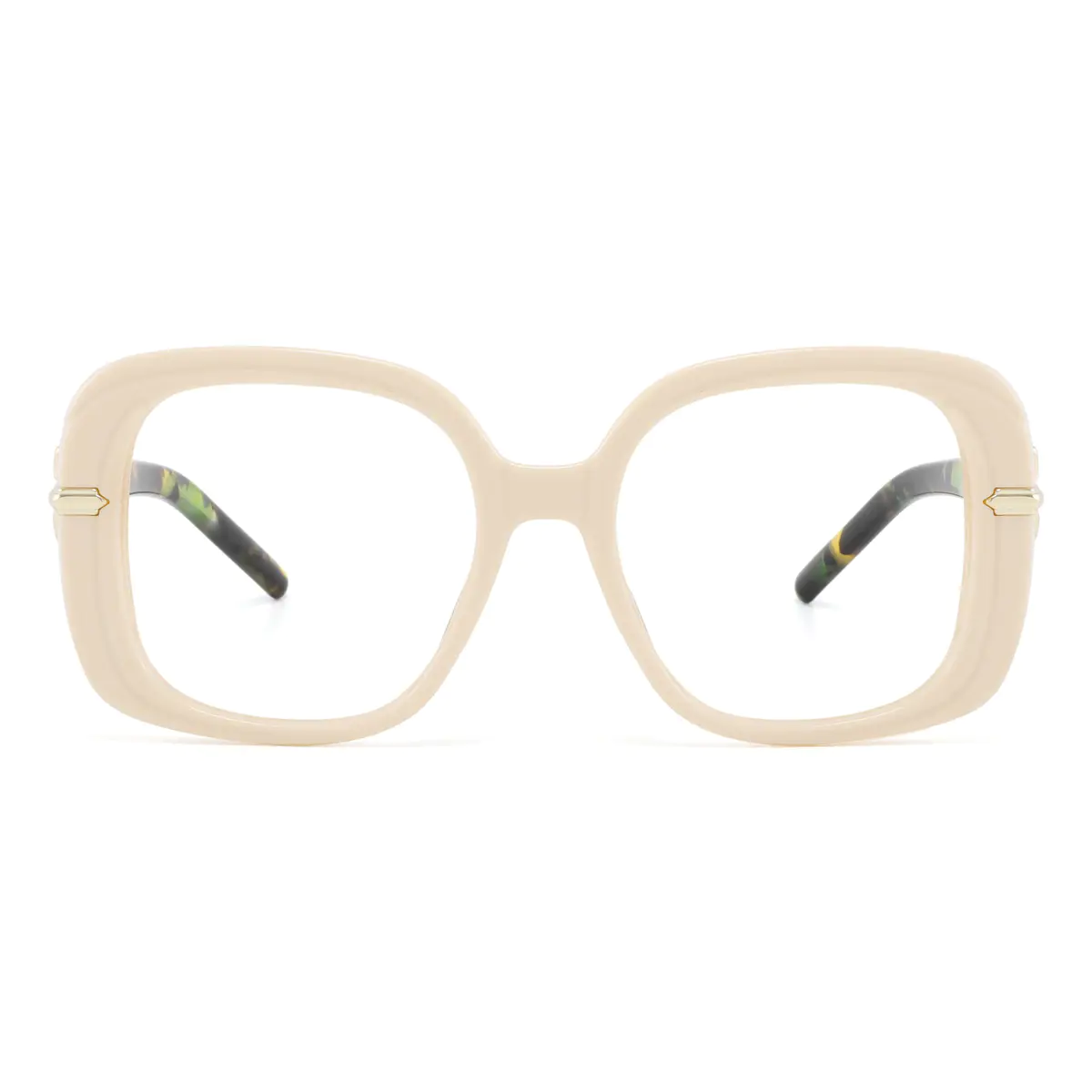 Square Cream Eyeglasses
